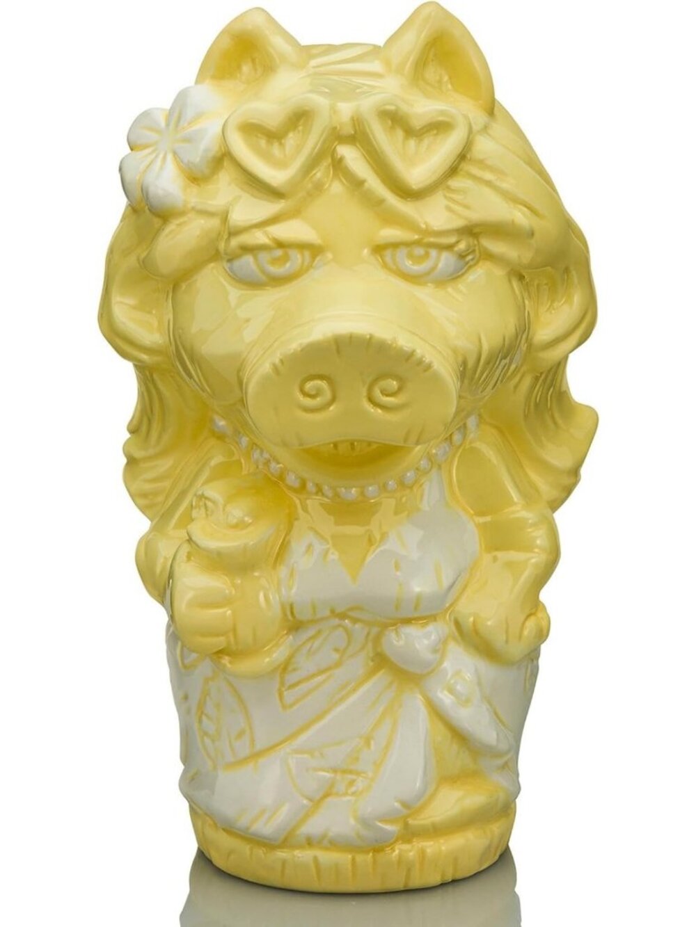 Miss Piggy Ceramic Mug | Fun Cocktail Tumbler for Drinks | 16 oz Party Cup